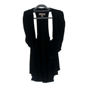 decree black cardigan boho ribbed y2k vest